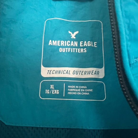 Blue AE Technical Outerwear Windbreaker - Picture 2 of 3